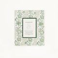 Block Printed Wall Picture Frame - Green Blooming Trellis